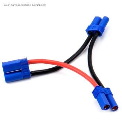 Custom Ec2 Ec3 Ec5 Male to Female Connector Adapter Extension Cable Wire Harness Assembly 10AWG 12AWG 10cm 20cm 30cm 40cm