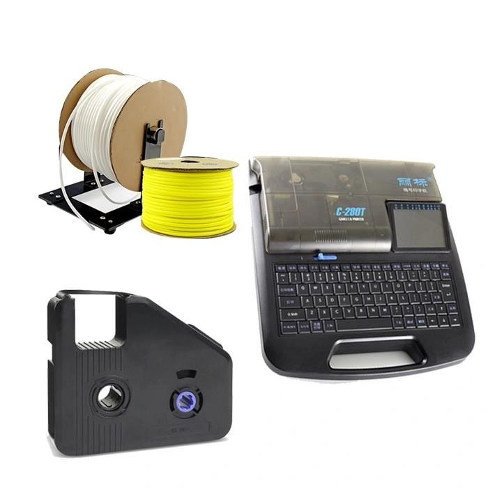 Heat Thermal Printing Cable Tube Label Printer PVC Tube