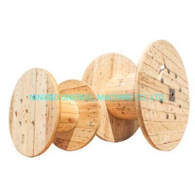 High Capacity Pine Wood Cable Spool