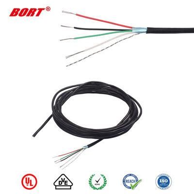 UL2464 2X22AWG 4X24AWG Low Voltage Double Shielded Signal Wire Tinned Copper Control Cable