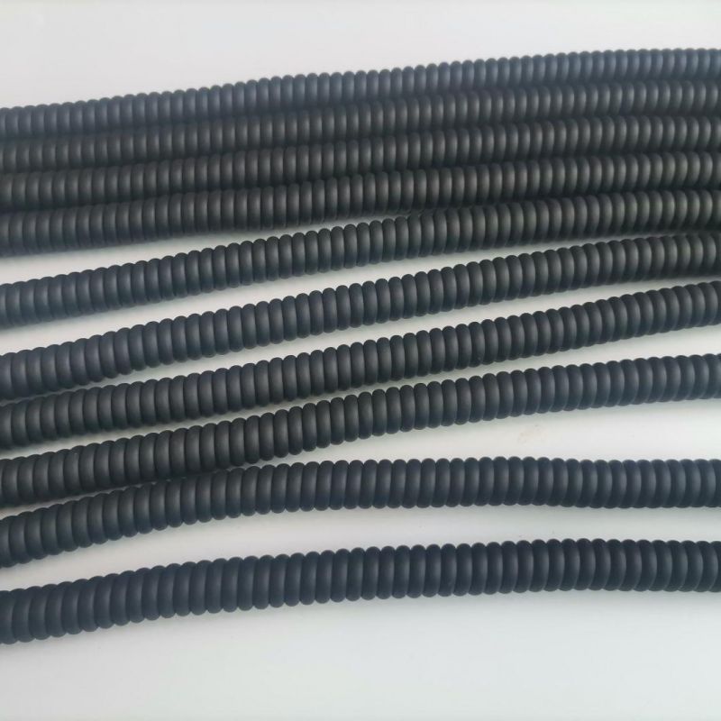 Matt or Glossy Electrical Spring Spiral Coiled Wire Cable Customized Connected Assembly DC Power Cable