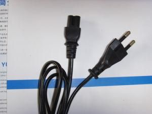 Two Pins Power Cord for German &amp; Other European Countries (YS-3+YS-65)