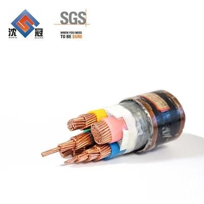 95mmsq Copper Aluminum Conductor XLPE Insulation Thin Steel Wire Armoring PVC Sheath Low Voltage Power Cable Yjv32 Yjlv32