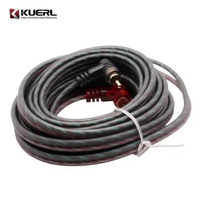 RCA Cable for 2 Channel Male to Male Pure Copper Car Audio RCA Cable 5m