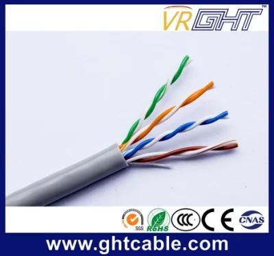 Network Cable/LAN Cable Indoor SFTP Cat5e Cable with Transparent PVC