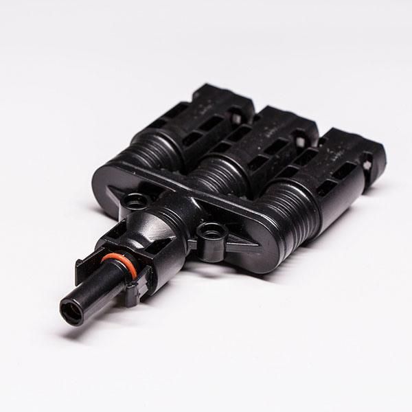 Solar Panel Roof Mounting Multi T Parallel Branch Mc4 3 Way Connector