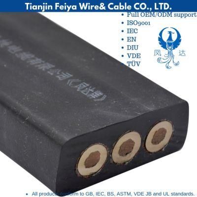 Rubber 4co*35mm2 for Supply Power Crane Flexible Electric Flat Cable