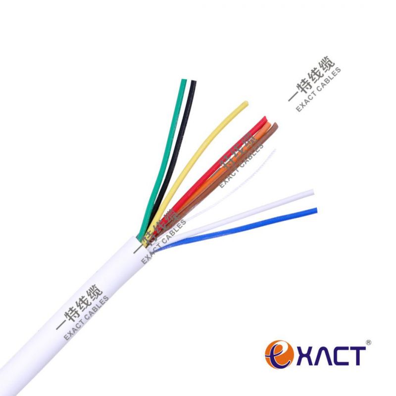 Solid 10xAWG24 Unshielded TCCA Alarm Cable EN50575 IEC60332-1 VW-1