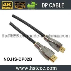 15m High-End Metal Dp Cable Male to Male Displayport Cable with Factory Price