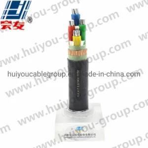 Al Core Low Voltage Yjlv-T 0.6-1kv 4&times; 50mm2 XLPE Insulation PVC Sheathed Power Cable