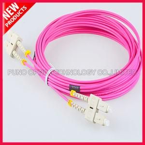 10G 50/125 OM4 SC/UPC Simplex Multimode Fiber Optic Patch Cord