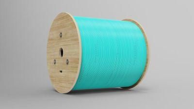 Indoor/Outdoor FRP/Steel Wire Simplex Single Mode FTTH Drop Flat Optic/Optical Fiber Cable for Network
