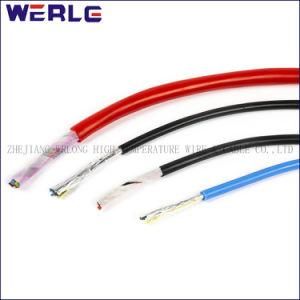 UL 3122 White Fiberglass Braided Silicon Rubber Electric Electrical Insulated Tinned Copper Conductor Wire