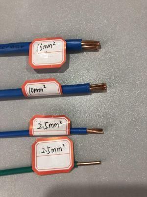 Construction Application PVC Insulation Electric Wire Solid or Strand 2.5mm2