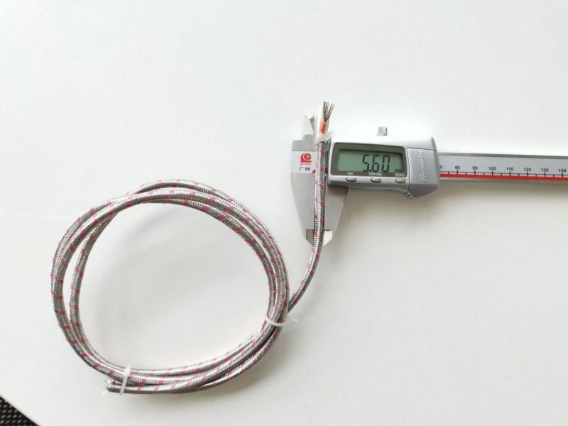 Thermocouple Extension Composition Type N Cable Nicrsi Nisimg Fiberglass SS304 Sheath 600c