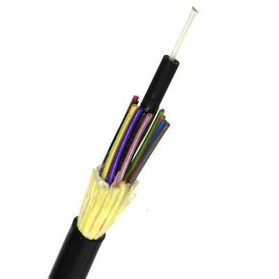 All Dielectric Self Supporting HDPE Sheath Outdoor G652D Fiber Optic Cable ADSS