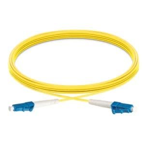 1m Length Yellow Single Mode Fiber Optical Patch Cord