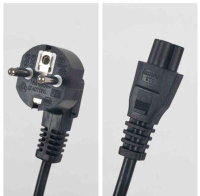 RoHS Approval Greece Power Cable 3 Core Plug IEC C5