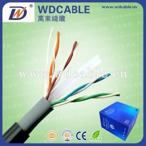 Wateproof Outdoor 0.5 CCA 24AWG Cat 6 Communication Cable