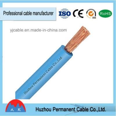 Low Voltage Stranded Annealed Copper Conductor PVC Insulation Welding Wire Cable