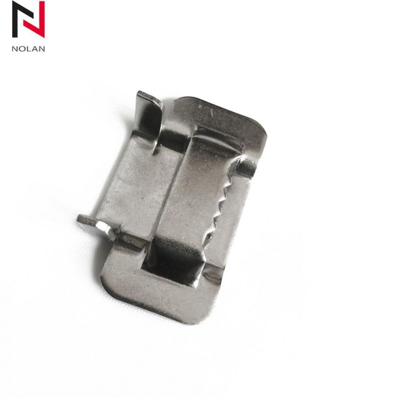 Electric Cable Clamp 304 Stainless Steel Buckles for Banding Strap Stainless Steel Buckle