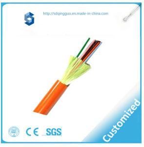 GJFJV PVC Tube Indoor Fiber Optic Cable with 4 Core Multimode