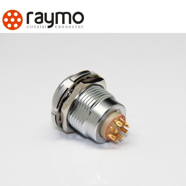 Metal Circular Push Pull Connector Panel Socket Wire Harness
