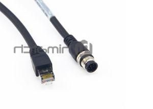 Fieldbus Cable Assembly / M12 8 Pin to RJ45 Ethernet Cable with PUR Jackets