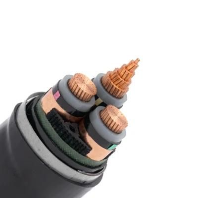 Yjv 8.7/15kv 0.6/1kv PVC Minera Insulation Earthing Aluminum Tape Armoured Weight Copper Sheathed XLPE Power Electric Wire Cable