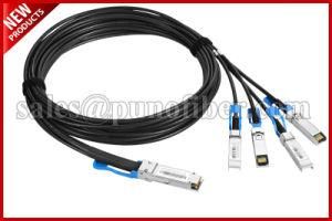 1 meter 10G SFP+ Direct Attach Copper Black PVC Cable