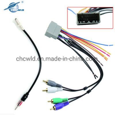 Car Stereo Radio DIN Install Wire Harness Antenna Adapter for Chrysler Jeep