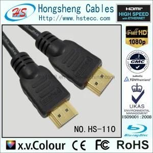 HDMI Transparent Video Cable with 24k Gold Plated Connectors