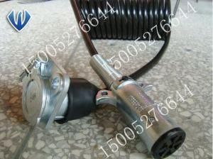 5 Core Plug Trailer Coil Cable, 5 Pin Plug Trailer Spiral Cable