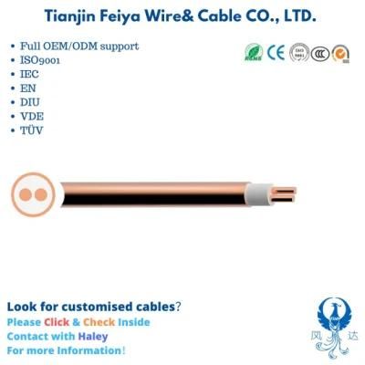 PVC Bttz Copper Sheathed Mineral Insulated Fireproof Armoured Aluminium Control Electric Wire Coaxial Elevator Cable Waterproof Rubber Cable