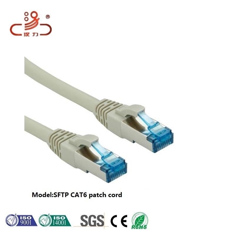 CAT6A Patch Cord Deluxe Cotton Braid S/FTP Cat 6A Patch Cable