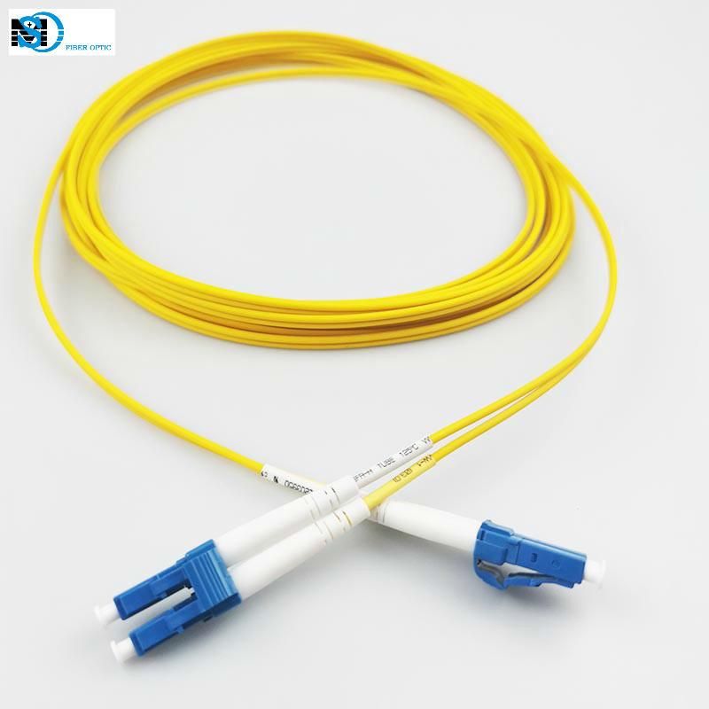 LSZH PVC Ofnr Sm Dx Optical Cable LC/Upc-LC/Upc Connector