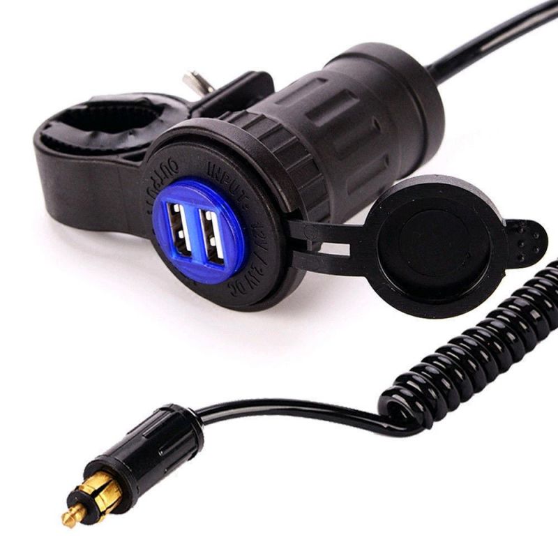 Dual USB Adapter Charger for BMW Truck Hella Plug Socket