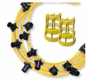 B22 E27 Lampholder Fitting Cable with Plastic Guard 110V Festoon Kit