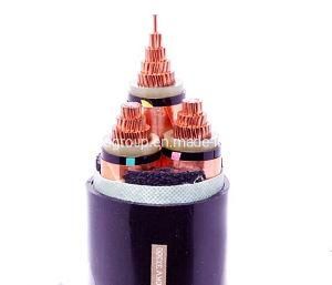 Burial Underground Cu Conductor XLPE Insulated PVC Sheath Swa Armored Mv Power Cable