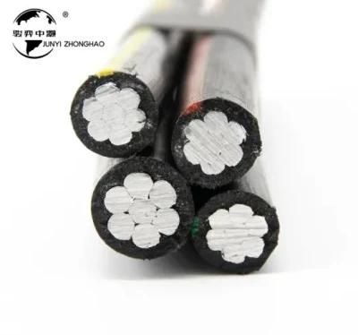 Good Price 4*16mm 4*25mm 4*40mm 4*70mm 4*95mm ABC Aluminium Power Cable 3 Phase 4 Wire ABC Cable Overhead Cable