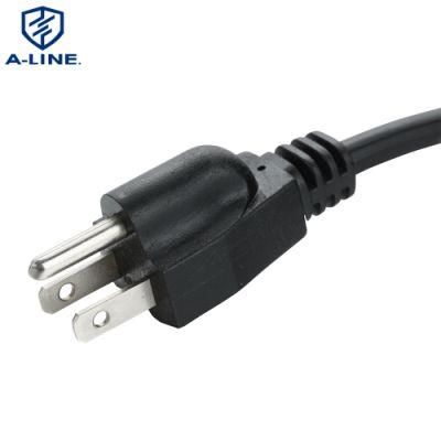 America Canada UL cUL Approval Us AC Power Cord NEMA 5-15r 10A-15A/125V with C13 Connector