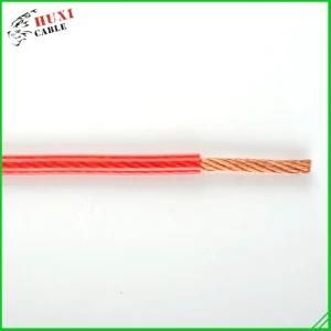 Factory Custom, Low Voltage Transparent Red Power Cable