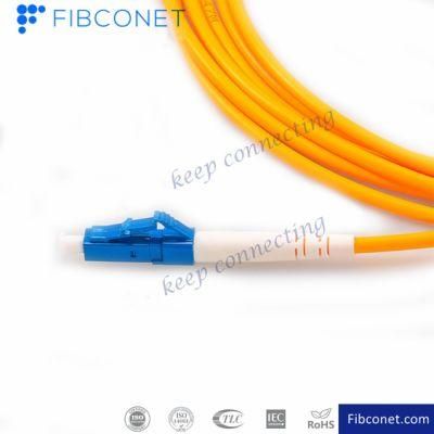 Customized Length LC Upc to FC APC Simplex Single Mode Fiber Optic Cable Patch Cord