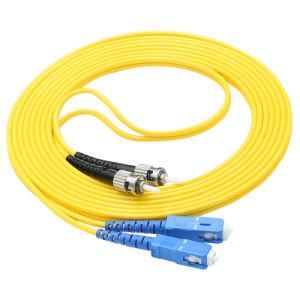 Stu-Scu Patch Cord in Communication Cables Duplex Sm 3.0mm Fiber Optical Patch Cord