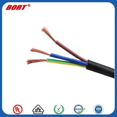 Sjt 300V PVC Insulated Stranded Copper Conductor Power Cable for Office Machines