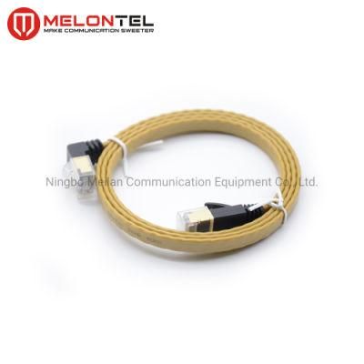 Right Angle Patch Cord RJ45 Cat5e CAT6 CAT6A Shield Network Cable with Boot