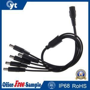 1 Female to 5 Male 5 Way Splitter DC Power Cable Connector