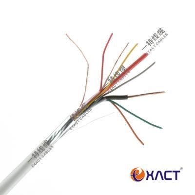 Unshielded Shielded TC Stranded 6x0.22mm2+2x0.5mm2 Composite CPR Eca Alarm Cable Security Cable Control Cable