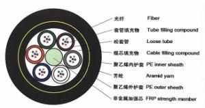 Aerial/ Duct Similar to Electric Cable GYFTY63 Optical Fiber Cable