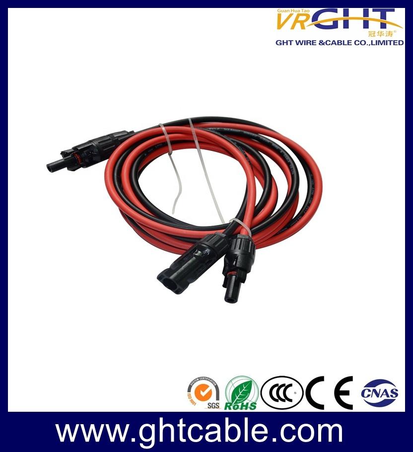 Tinned Copper 4mm2 4 Solar Cable for Solar System PV Cable with Male and Female C4 Connector